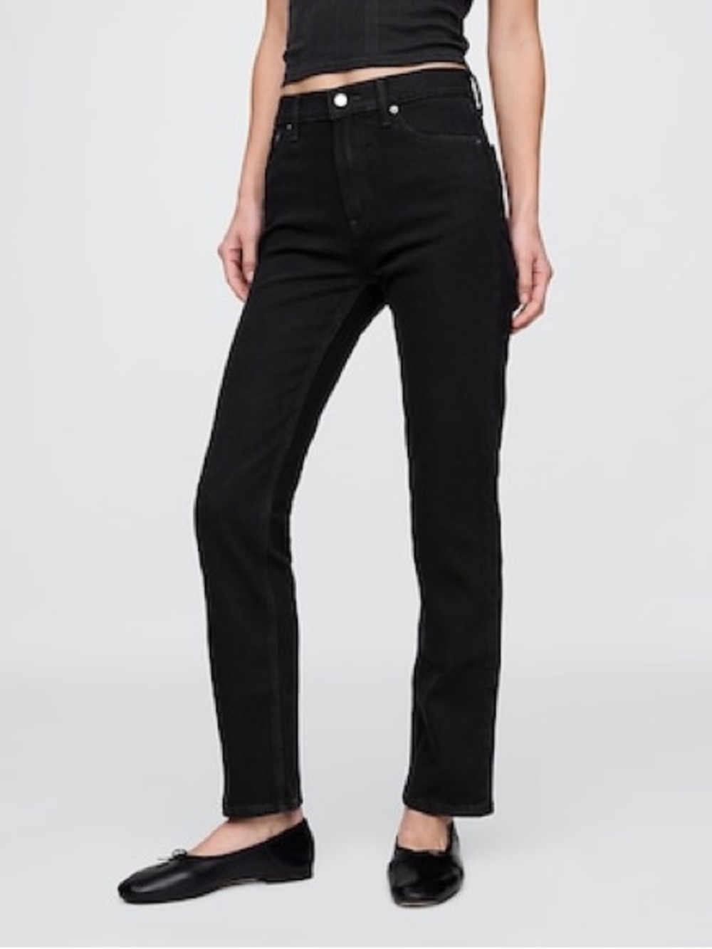 GAP *TALL* Black ‘90s Straight High Rise Jeans
